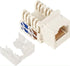 Astrotek CAT5e UTP Network Keystone Jack for Socket kit 10ps per pack Poly Bag White LS - Connected Technologies