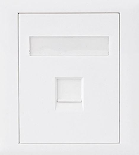 Astrotek CAT6 RJ45 Network Wall Face Plate Outlets 86x86mm 1 Port Socket Kit - Connected Technologies