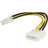 Astrotek Internal Power Molex Cable 20cm - 4 pins to 8 pins ATX EPS 12V Motherboard Power Supply Adapter Converter - Connected Technologies
