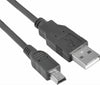 Astrotek USB 2.0 Cable 1m - Type A Male to Mini B 5 pins Male Black Colour RoHS