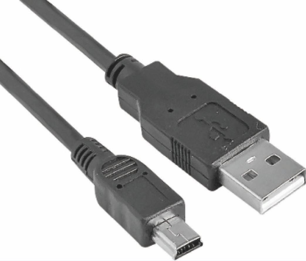 Astrotek USB 2.0 Cable 30cm - Type A Male to Mini B 5 pins Male Black Colour RoHS - Connected Technologies