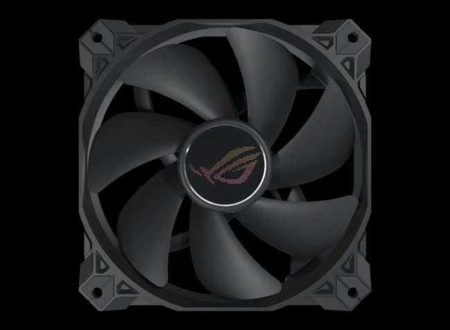 ASUS ROG STRIX XF120 4-Pin PWM Fan for PC Case/Radiator/CPU Cooling, 120x120x25, Whisper Quiet, Anti Vibration, 400,000 Hours, 5 Yr Warranty