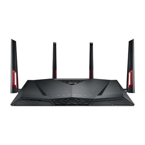 ASUS RT-AC88U MU-MIMO Gigabit Wireless Gaming Router, Dual-Band & Quad-Stream AC3100, 8 x Gigabit LAN Ports, 2 x USB, 4 x Antennas (LS)