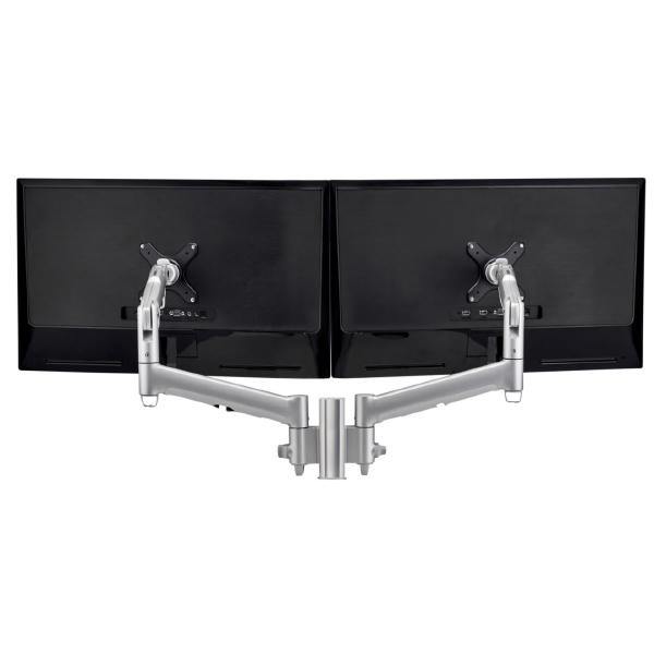 Atdec AWM Dual monitor mount solution on a 135mm post - bolt - white - Connected Technologies