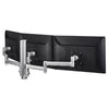 Atdec AWM Triple monitor arm solution - 710mm &amp; 130mm articulating arms - 400mm post - bolt - black