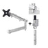 ATDEC DUAL DYNAMIC DESK MOUNT SILVER
