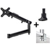ATDEC DYNAMIC ARM DESK MOUNT BLACK