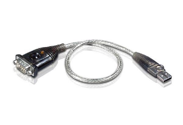 Aten USB to 1 Port RS232 Serial Converter with 35cm Cable - Connected Technologies