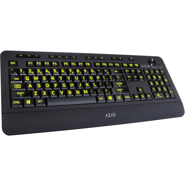 Azio Large Print 5C Keyboard - Connected Technologies