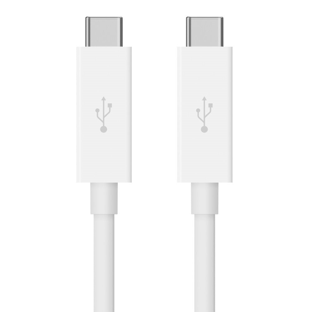 BELKIN CABLE,USB 3.1,TYPE C-TYPE C,10GBPS,3A,1M - WHITE 