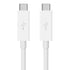 BELKIN CABLE,USB 3.1,TYPE C-TYPE C,10GBPS,3A,1M - WHITE 