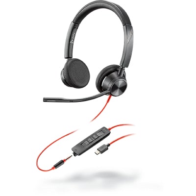 Blackwire 3325 UC Stereo Corded Headset 3.5mm & USB-C - 