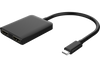 BLUPEAK USB-C TO DUAL HDMI 4K2K ADAPTER (2 YEAR WARRANTY)