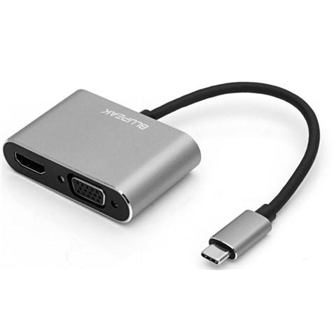 BLUPEAK USB-C TO VGA 1080P@60HZ ADAPTER (2 YEAR WARRANTY) - Connected Technologies