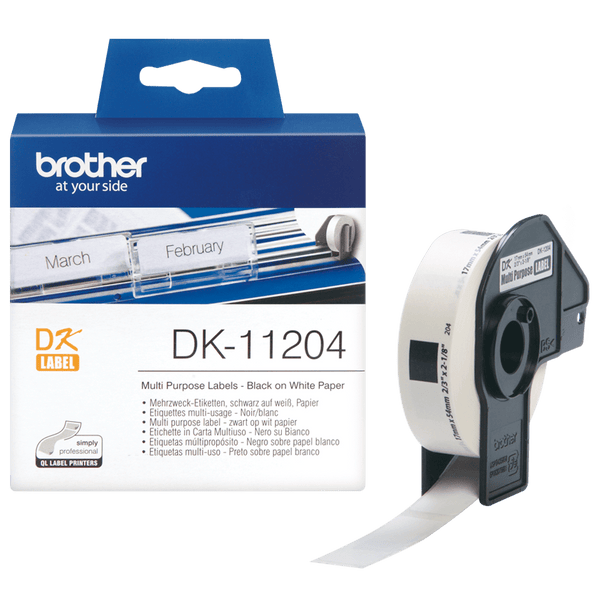 Brother DK11204 White Label - Connected Technologies