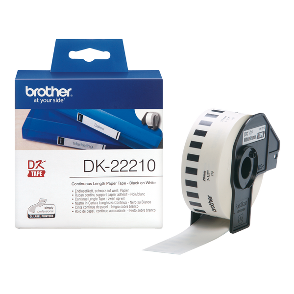 Brother DK22210 White Roll - Connected Technologies