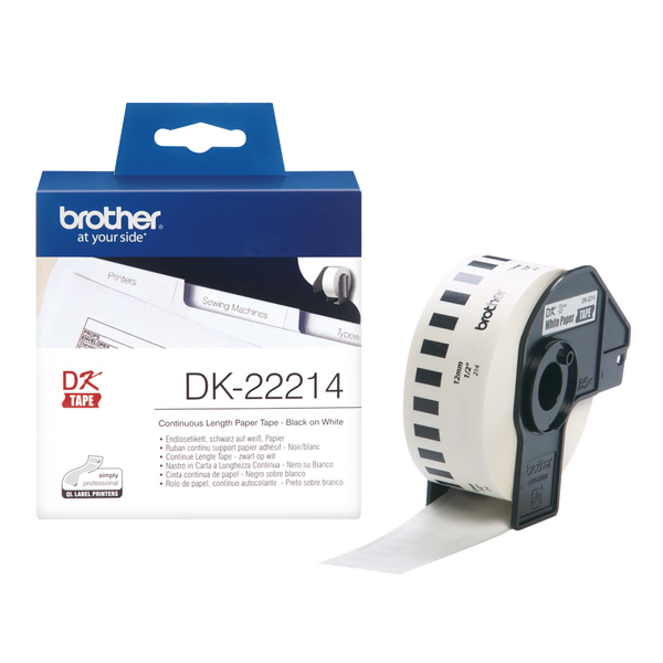 Brother DK22214 White Roll - Connected Technologies