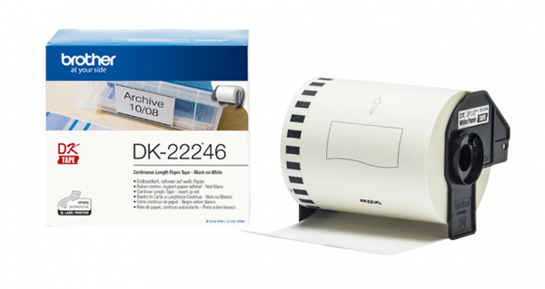 Brother DK22246 White Roll - Connected Technologies