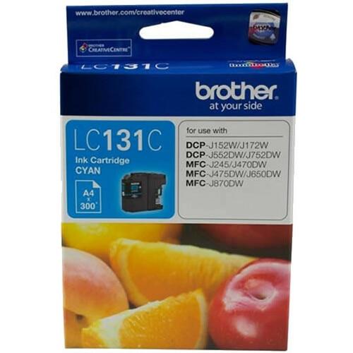 Brother LC131 Cyan Ink Cart - Connected Technologies