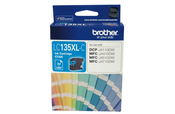 Brother LC135XL Cyan Ink Cart - Connected Technologies