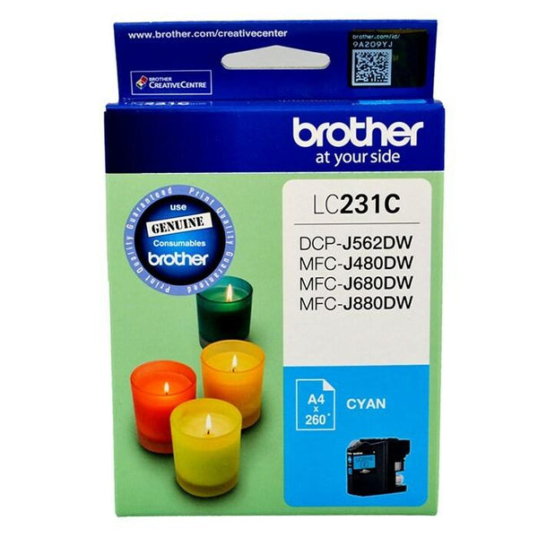 Brother LC231 Cyan Ink Cart - Connected Technologies