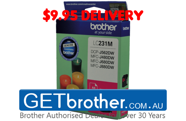 Brother LC231 Magenta Ink Cart - Connected Technologies