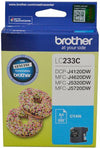 Brother LC233 Cyan Ink Cart