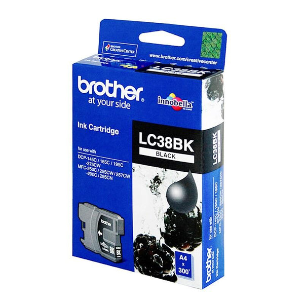 Brother LC38 Black Ink Cart - Connected Technologies