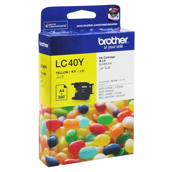 Brother LC40 Yellow Ink Cart - Connected Technologies