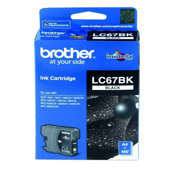 Brother LC67 Black Ink Cart - Connected Technologies