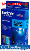 Brother LC67 Cyan Ink Cart