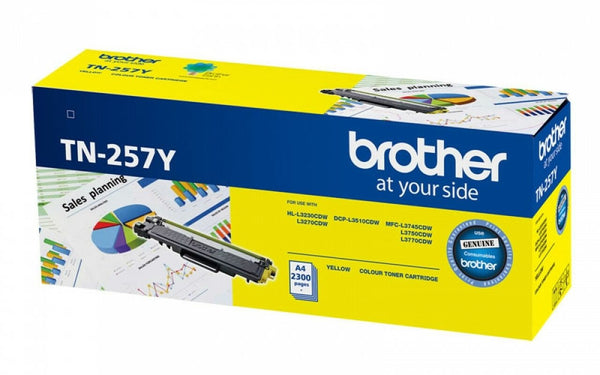 Brother TN257 Yell Toner Cart - Connected Technologies