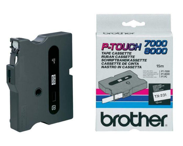 Brother TX231 Labelling Tape - Connected Technologies