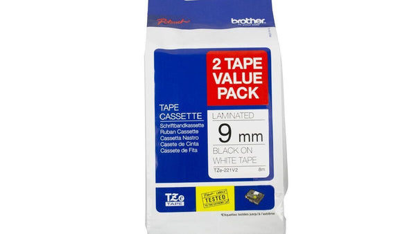 Brother TZe221 Label Tape Twin - Connected Technologies