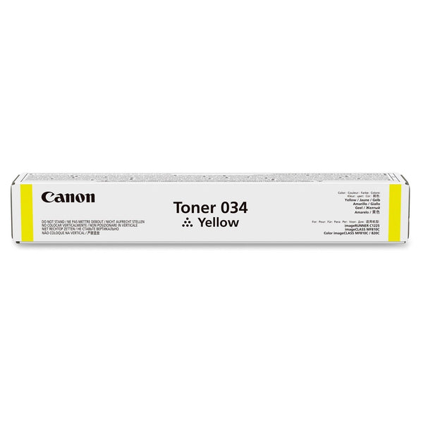 CANON CART034Y YELLOW TONER FOR MF810CDN 7.3K - Connected Technologies