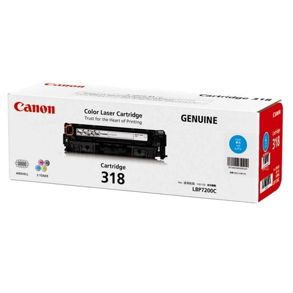 CANON CART318C CYAN TONER FOR LBP7200CDN LBP7680CX 2.9K - Connected Technologies