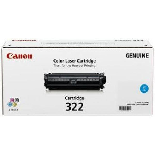 CANON CART322C STD CYAN TONER CARTRIDGE 7.5K TO SUIT LBP9100CDN - Connected Technologies