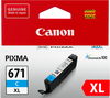 CANON CLI671XLC CYAN EXTRA LARGE INK TANK FOR MG5760BK  MG6860 MG7760