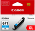 CANON CLI671XLC CYAN EXTRA LARGE INK TANK FOR MG5760BK  MG6860 MG7760 - Connected Technologies