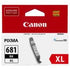 CANON CLI681XLBK BLACK INK 500 PAGES FOR TR7560 TR8560 TS6160 TS8160 TS9160 - Connected Technologies