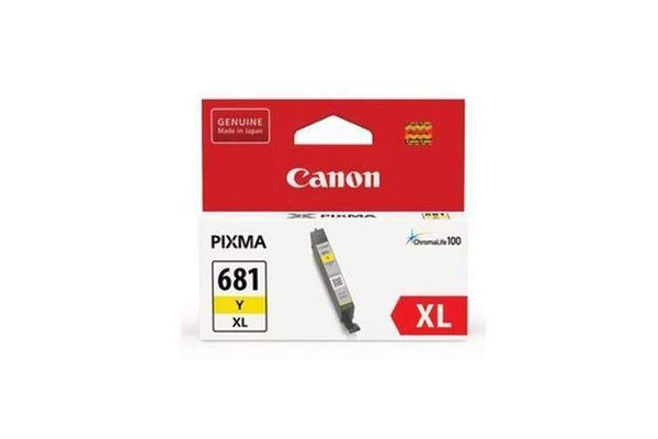 CANON CLI681XLY YELLOW INK 500 PAGES FOR TR7560 TR8560 TS6160 TS8160 TS9160 - Connected Technologies