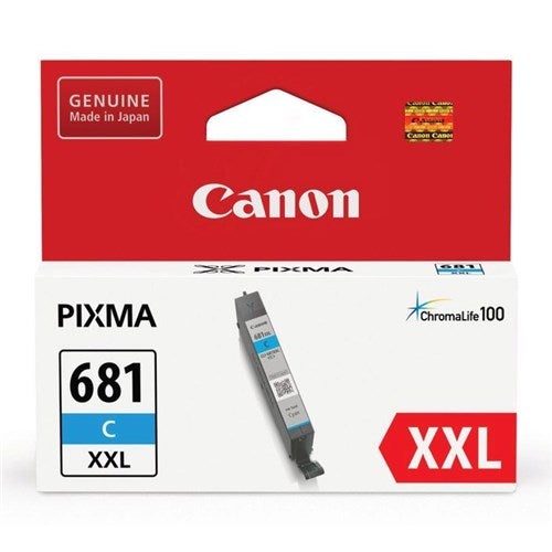 CANON CLI681XXLC CYAN INK TANK 800 PAGES FOR TR7560 TR8560 