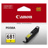 CANON CLI681Y YELLOW INK TANK 250 PAGES FOR TR7560 TR8560 