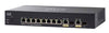 Cisco SG350-10 10-Port Gigabit Managed Switch 10 GbE Ports &amp; 2 combo Gb SFP Slots