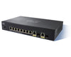 Cisco SG350-10P 10-Port Gigabit PoE Managed Switch, 62 Watts