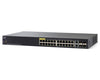 Cisco SG350-28MP 24-Port Gigabit Managed Switch 24 PoE+ Ports 382 Watts 2 GbE &amp; 2 combo Gb SFP Slots