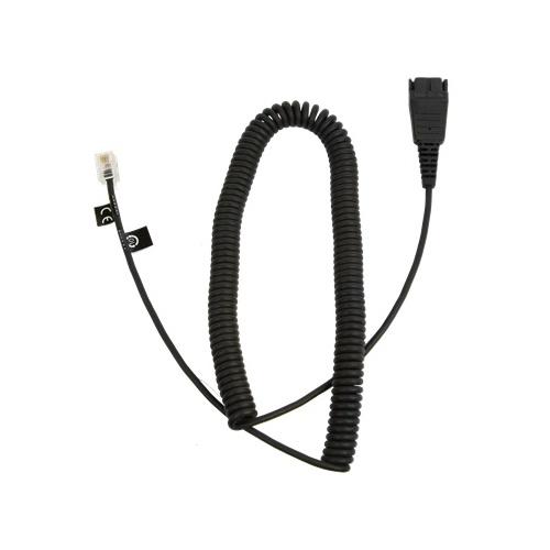 Cord - QD to RJ9, 2m Curly