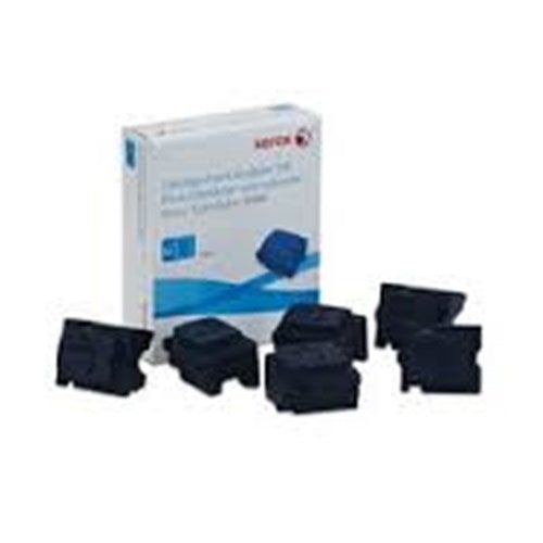 CYAN INK STICKS 6 STICKS YIELD 16900 PAGES FOR COLORQUBE 