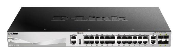 D-Link 54 port Stackable Gigabit Switch with 48 1000Base-T ports and 4 10 Gigabit SFP+ ports and 2 10GBASE-T ports. - Connected Technologies