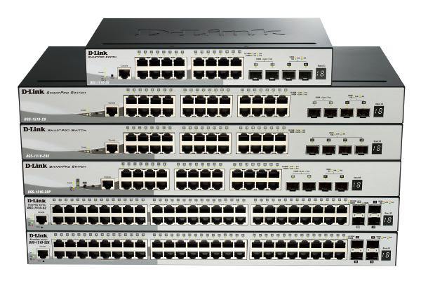 D-LINK DGS-1510-52X 52-Port Gigabit SmartPro Switch with 48 UTP and 4 SFP+ 10G Ports